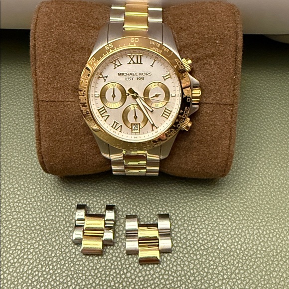 MK Two-Tone Gold and Silver Watch main image 4